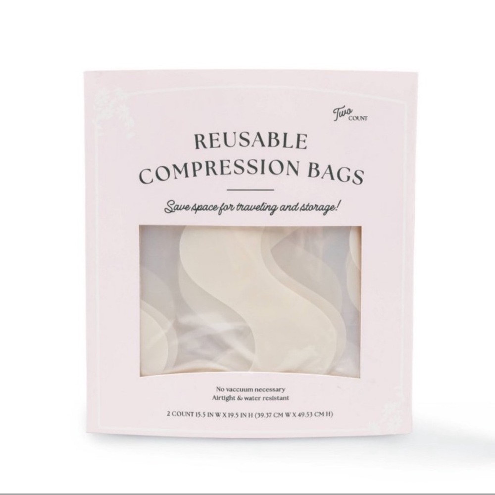 Target Bullseye Playground Reusable Storage and/or Travel Compression Bags